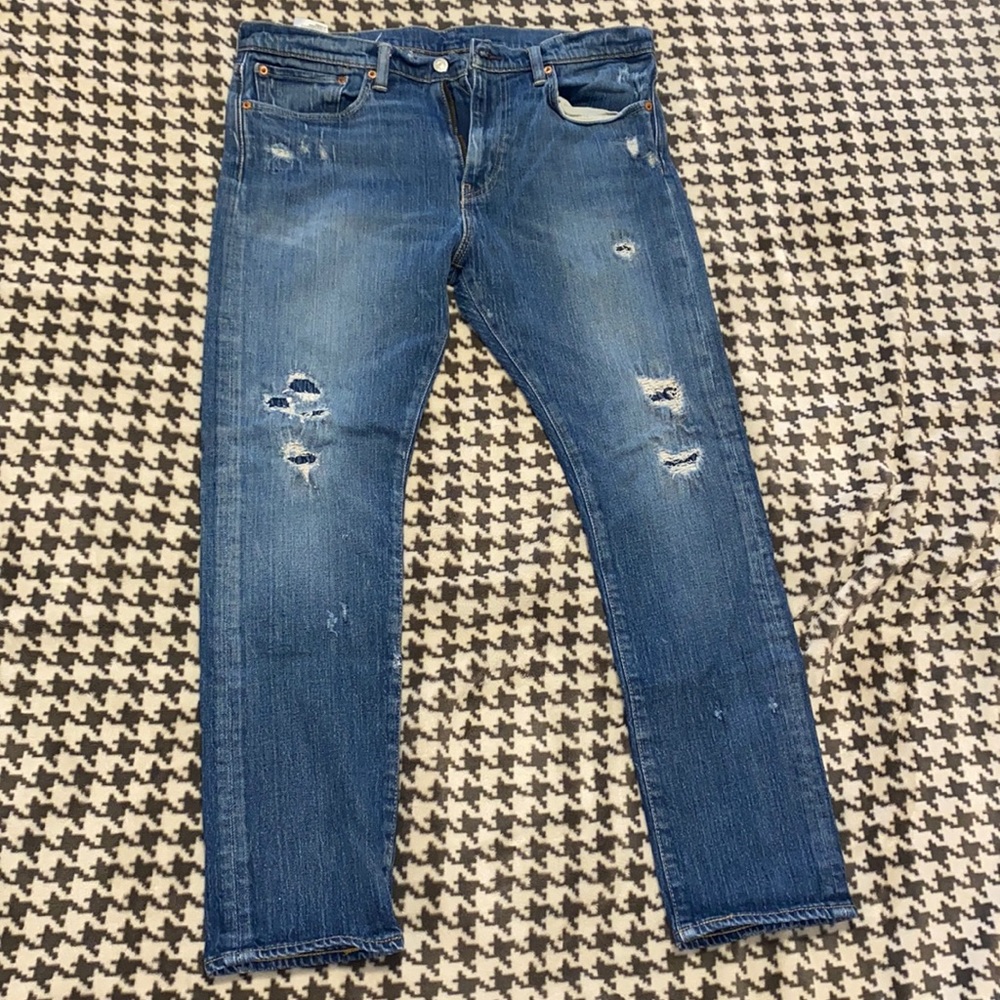 Levi’s 510 White Oak Men’s Repaired Tapered Jeans
